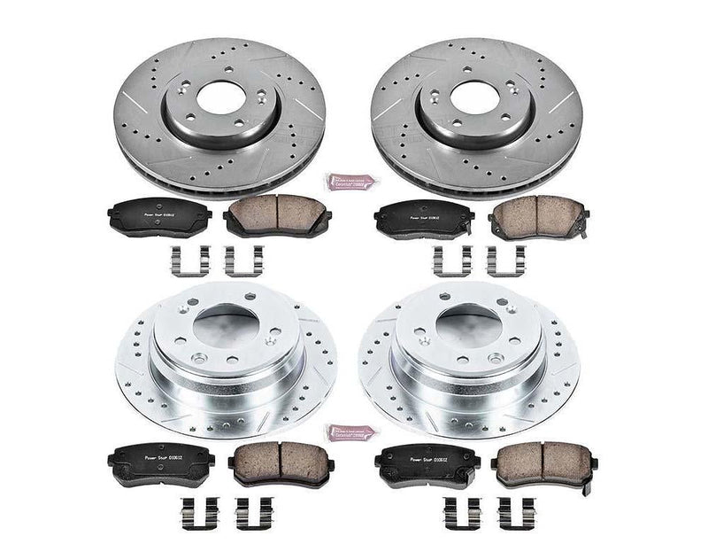 Brake Kit Front Rear Z23 Evolution Sport - Power Stop 2012-15 Hyundai Tucson