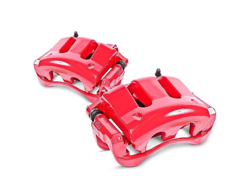 Caliper Red w/ Bracket Front Pair - Power Stop 2015-18 Hyundai Sonata