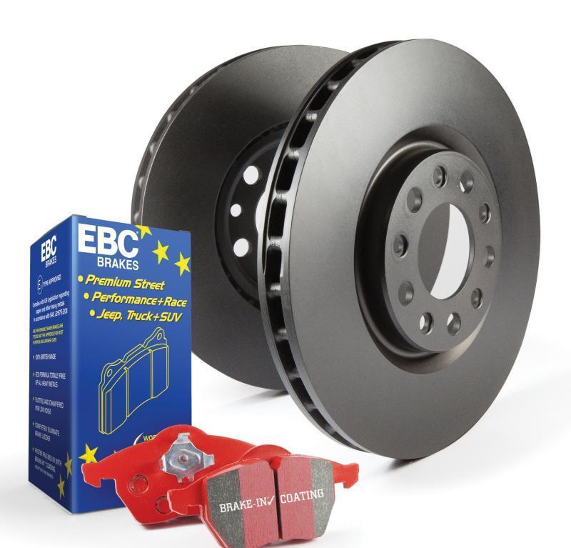 Disc Brake Pad & Rotor Kit Front DP31757C+RK7383 S12KF - EBC Brakes 2006-10 Hyundai Sonata V6 3.3L