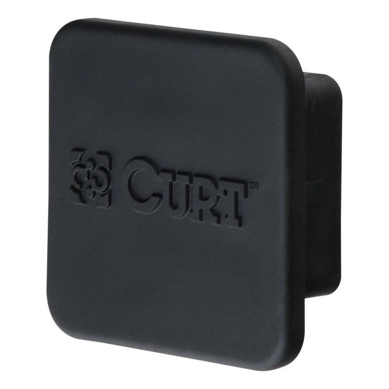 Hitch Cover Single Black Rubber - Curt Universal