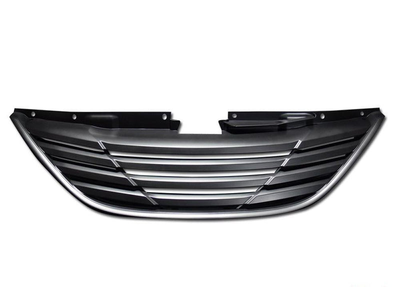 Grille Gloss Black HORIZONTAL Style - Armordillo 2010-14 Hyundai Sonata