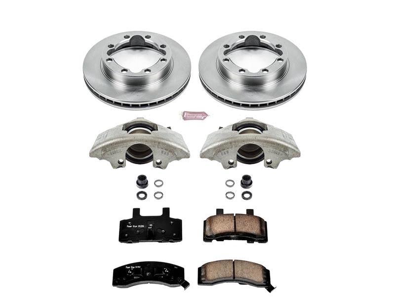 Kit w/ Caliper Front - Power Stop 2006-11 Hyundai Accent