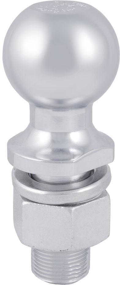 Hitch Ball Single Chrome Steel - Curt Universal