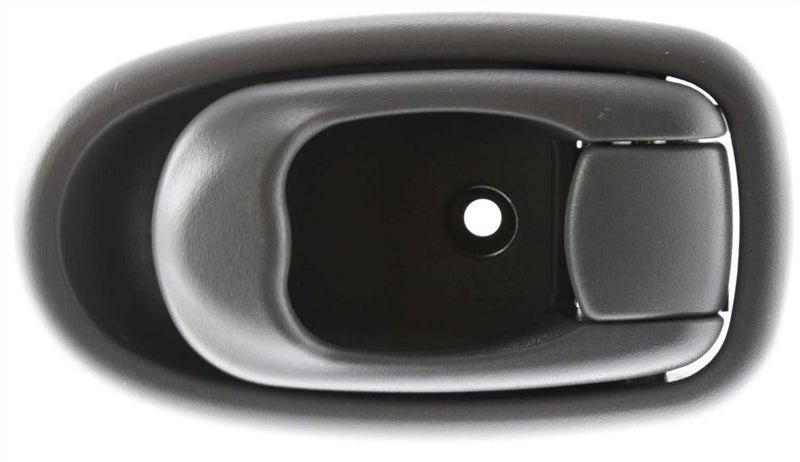 Interior Door Handle Single Gray W/ Door Lock Button - Replacement 1999 Elantra 4 Cyl 2.0L