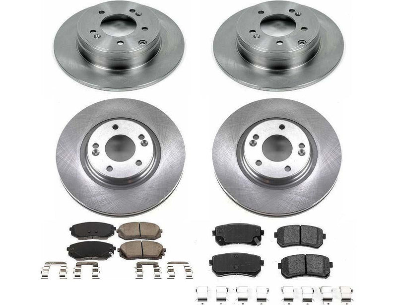 Brake Kit Front Rear - Power Stop 2016-19 Hyundai Sonata