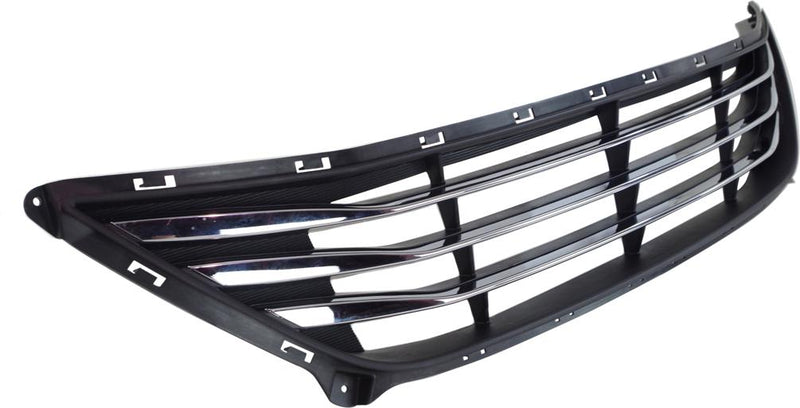 Bumper Grille Single Plastic - Replacement 2014-2016 Elantra