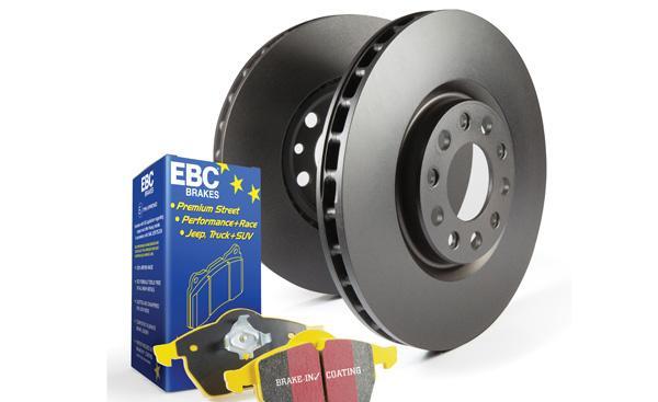 Disc Brake Pad & Rotor Kit Front DP41882R+RK7592 S13KF - EBC Brakes 2012-16 Hyundai Equus V8 5.0L