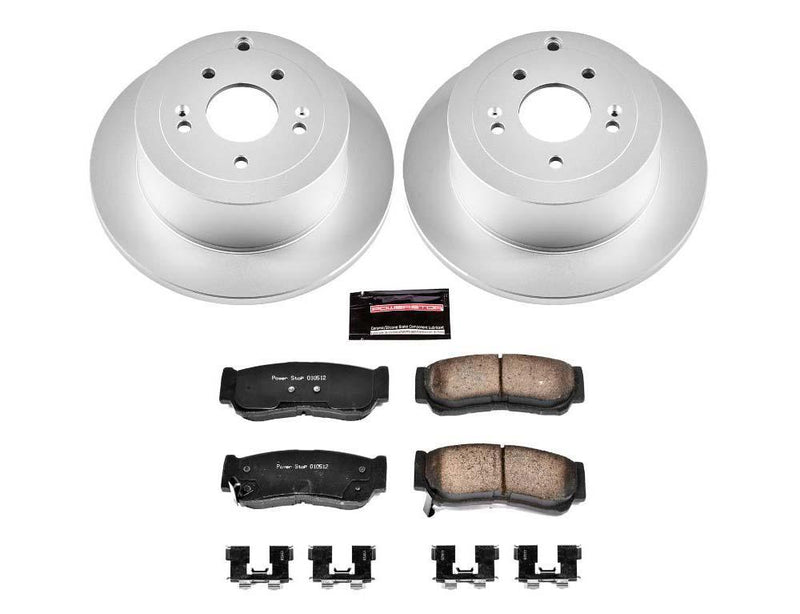 CRK4694 Power Stop Geomet Coated Brake Kit 2007-09 Hyundai Santa Fe