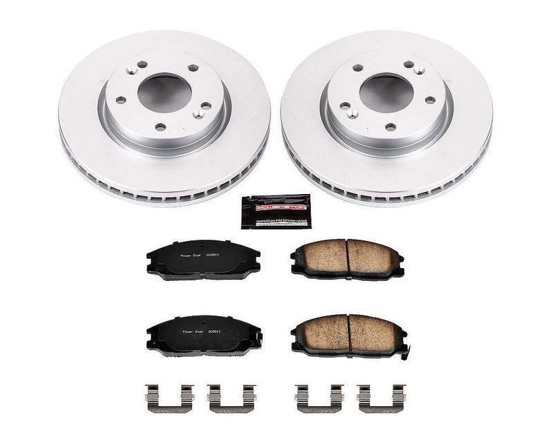 CRK5251 Power Stop Geomet Coated Brake Kit 2001-05 Hyundai Santa Fe