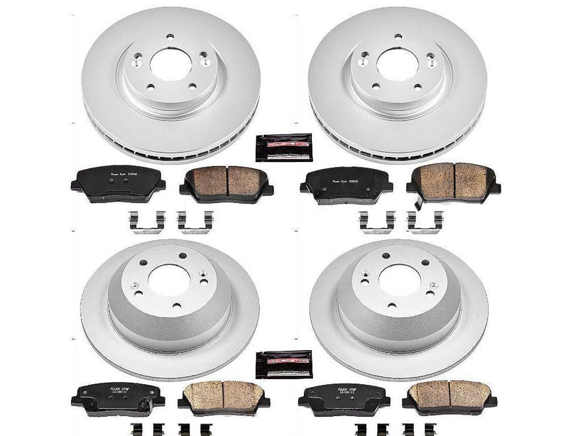 CRK5927 Power Stop Geomet Coated Brake Kit 2010-12 Hyundai Santa Fe