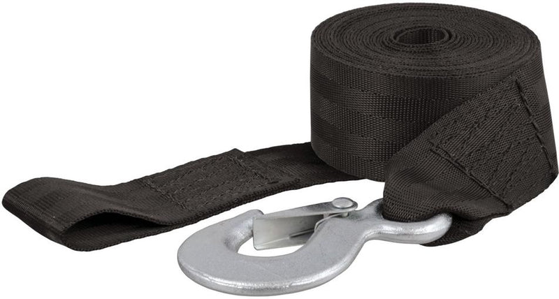 Tow Strap Single Black Nylon - Curt Universal