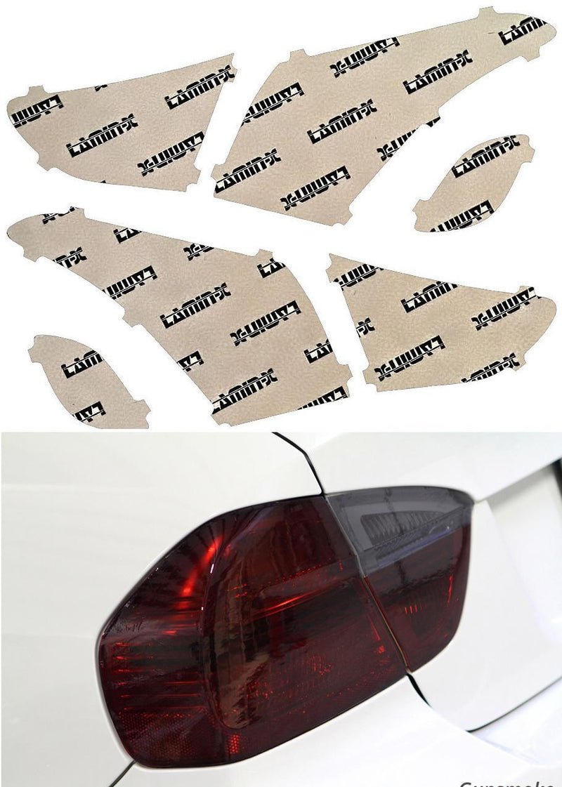 Tail Light Covers Gunsmoke - Lamin-X 2016-18 Hyundai Elantra