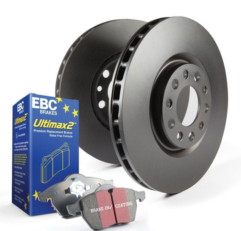 Disc Brake Pad & Rotor Kit Front Rear UD1826+RK7645+UD1813+RK7687 S20K - EBC Brakes 2015-18 Hyundai Sonata 4Cyl 1.6L