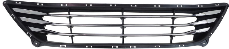 Bumper Grille Single Plastic - Replacement 2014-2016 Elantra