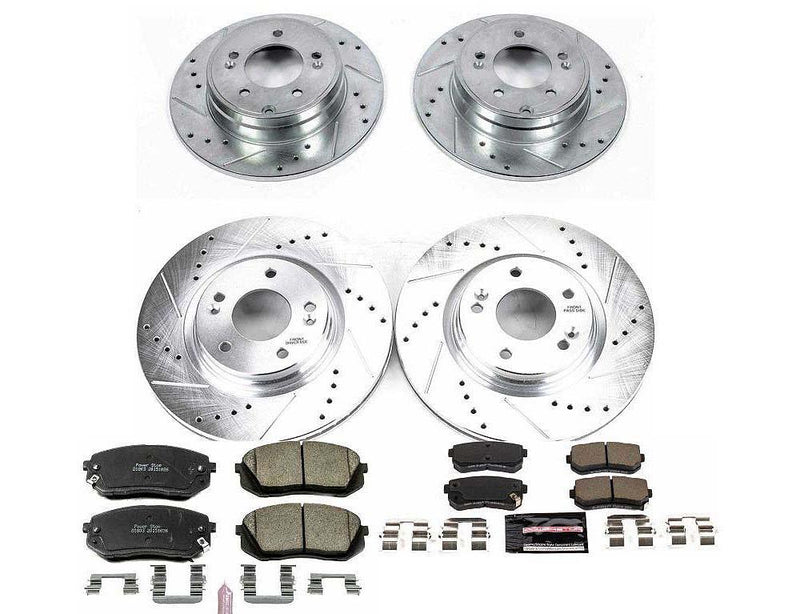 Brake Kit Front Rear Z23 Evolution Sport - Power Stop 2016 Hyundai Sonata