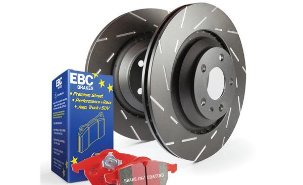 Brake Kit & Rotor USR Redstuff S4 - EBC Brakes 2015-18 Hyundai Sonata 4Cyl 1.6L