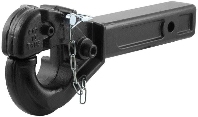 Pintle Hook Single Powdercoated Black - Curt Universal