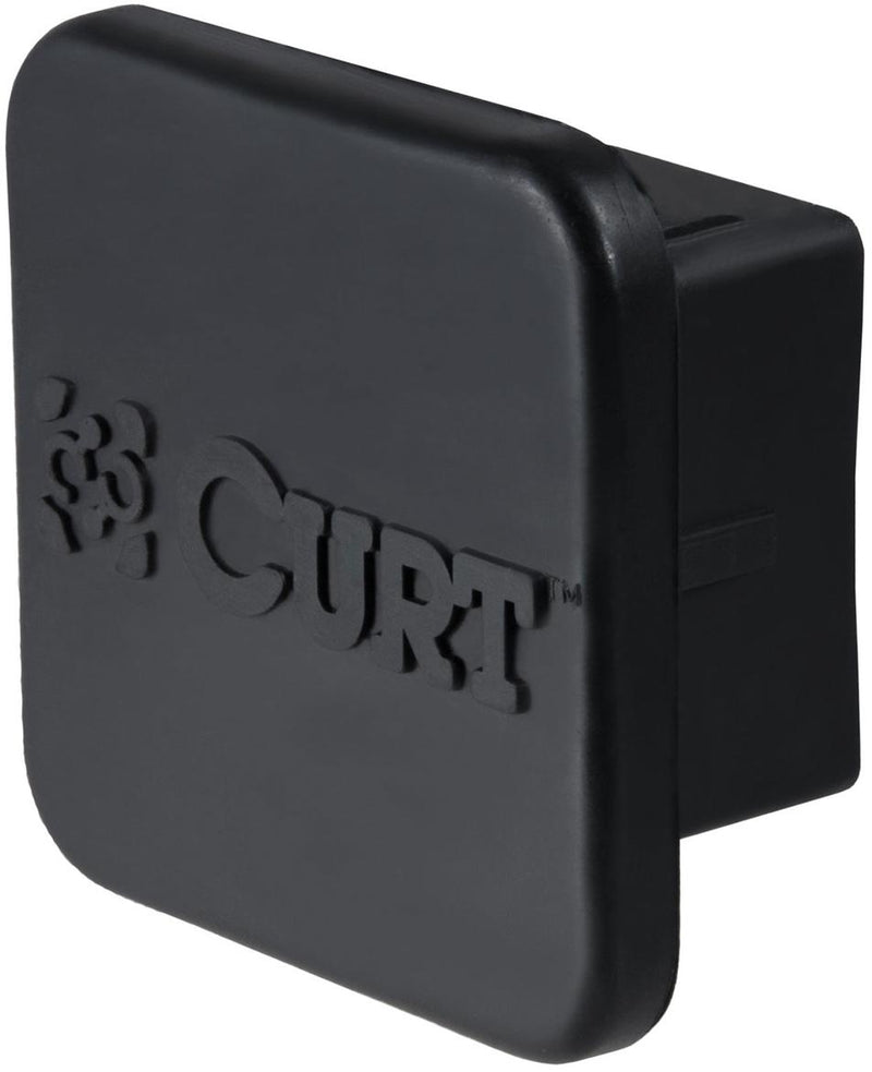 Hitch Cover Single Black Rubber - Curt Universal