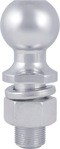 Hitch Ball Single Chrome Steel - Curt Universal