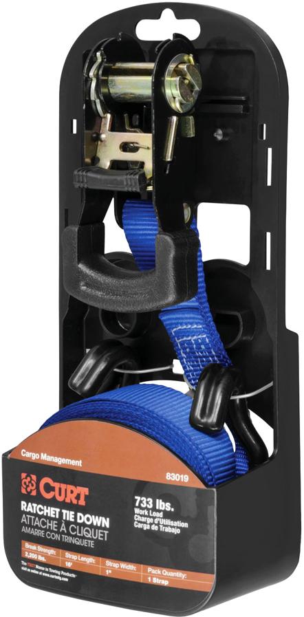 Cargo Strap Single Blue - Curt Universal